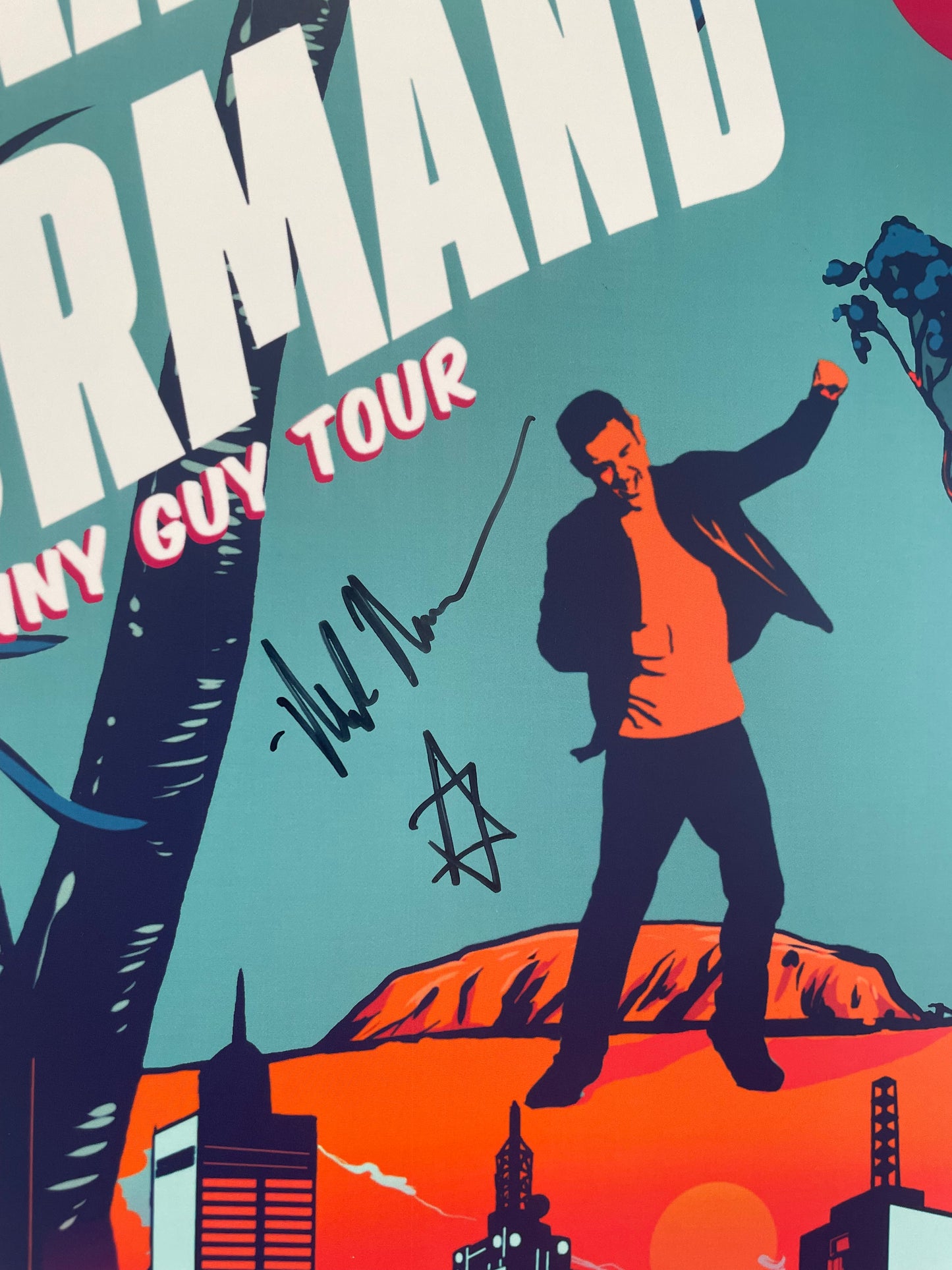 Mark Normand Australia Tour Poster *Autographed*