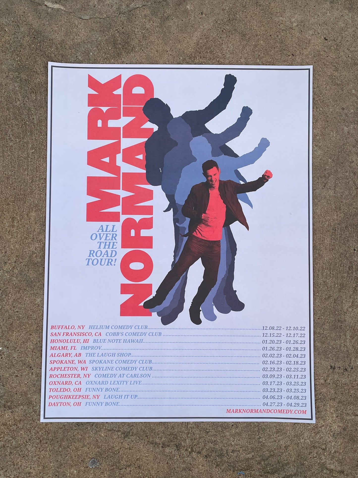 All Over The Road Tour Poster